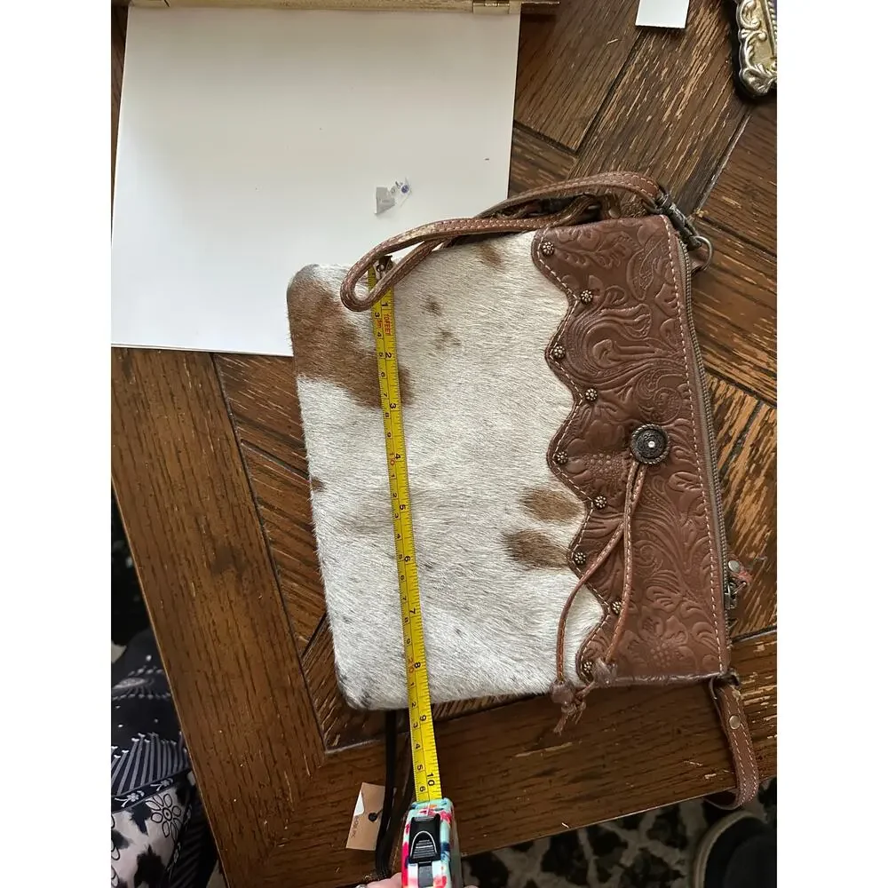 Myra bag Western horse hair purse crossbody handbag rustic Yellowstone women bag
